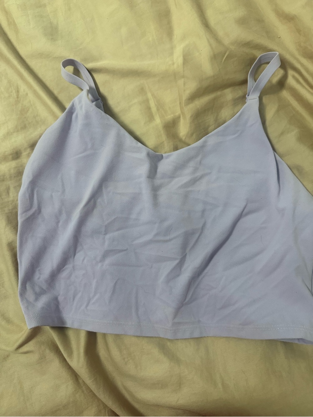 Athleta Light Lavender Seamless Bandeau Cami